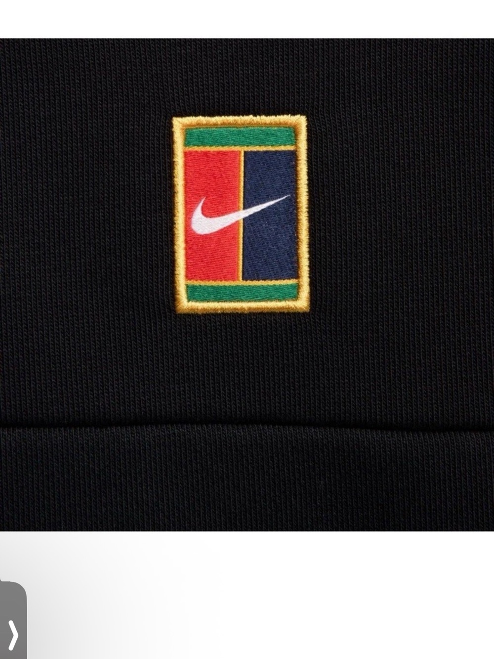 NWT Nike Men’s Black Hoodie Tennis 🎾 NIKE COURT Sz XL $96 - Picture 7 of 9
